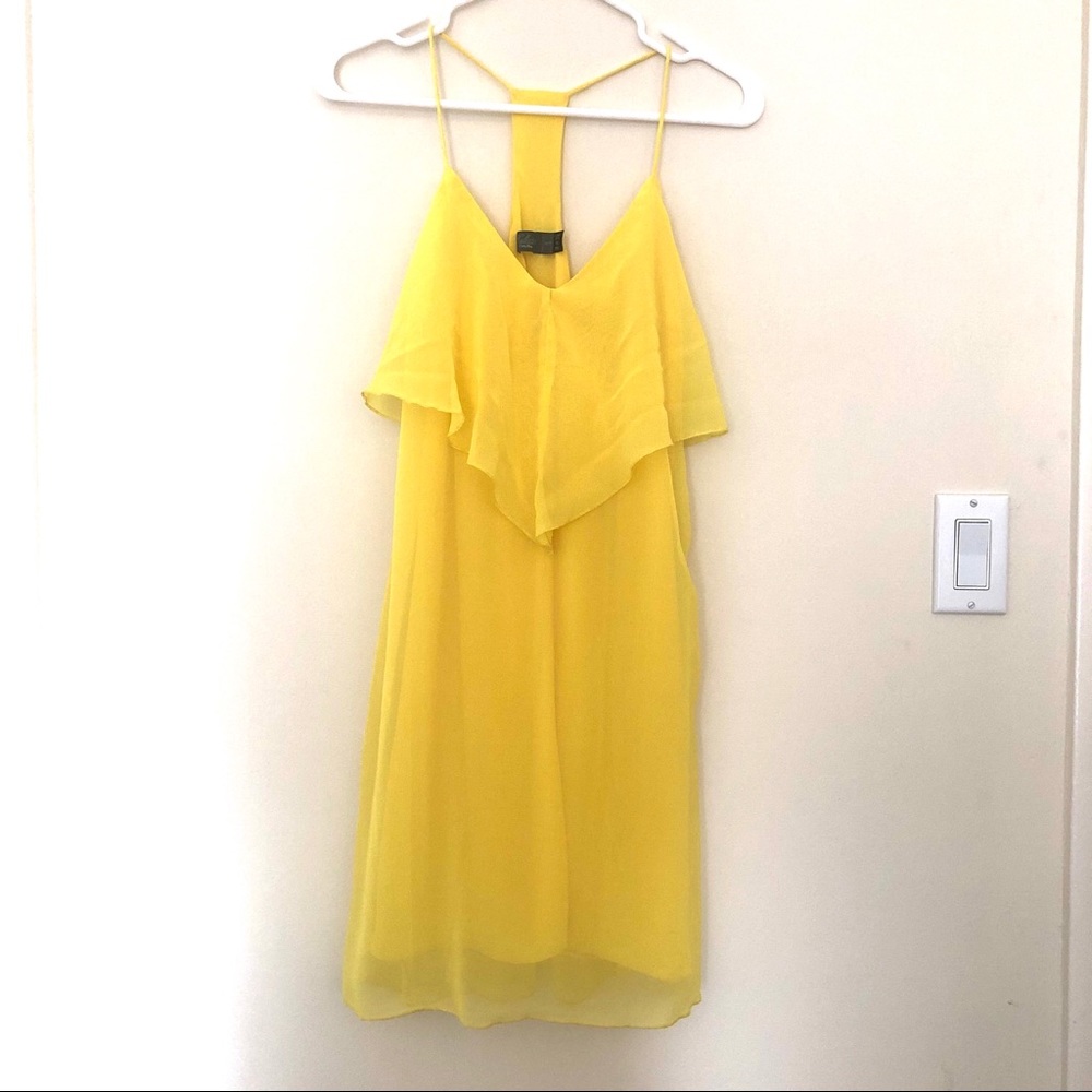 NWOT yellow mini dress XS Costa Blanca Collection